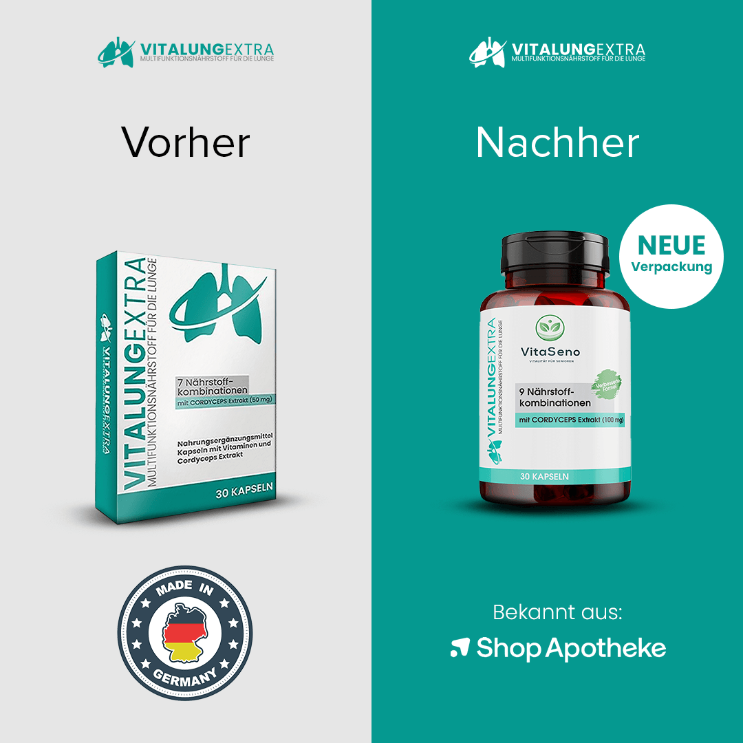 VitalungExtra - Mit Cordyceps aus der TCM und wertvollen Vitaminen