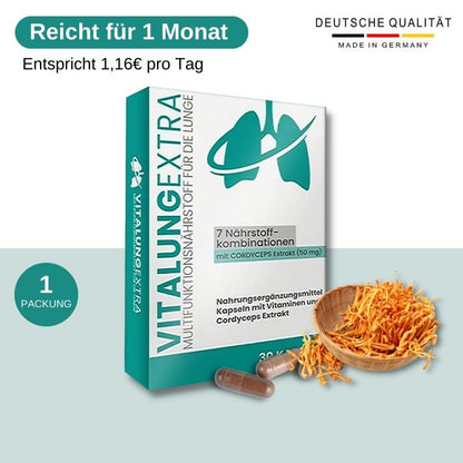 Rabattaktion Gesund im Alter Magazin - VitalungExtra - Mit Cordyceps aus der TCM und wertvollen Vitaminen - 4er Sortierung