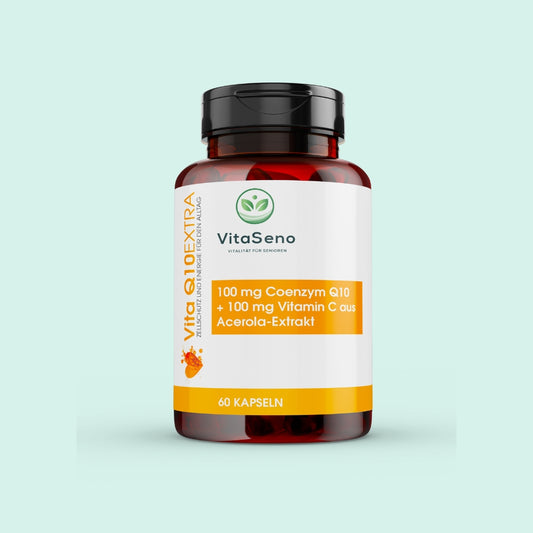 VitaQ10 EXTRA, ideal für Senioren, Q10 hochdosiert für Zellschutz und Energie