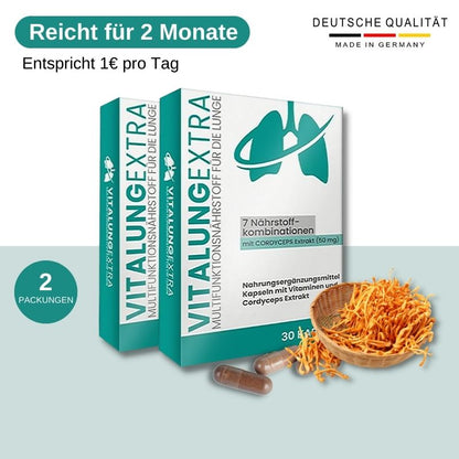 Rabattaktion Gesund im Alter Magazin - VitalungExtra - Mit Cordyceps aus der TCM und wertvollen Vitaminen - 4er Sortierung